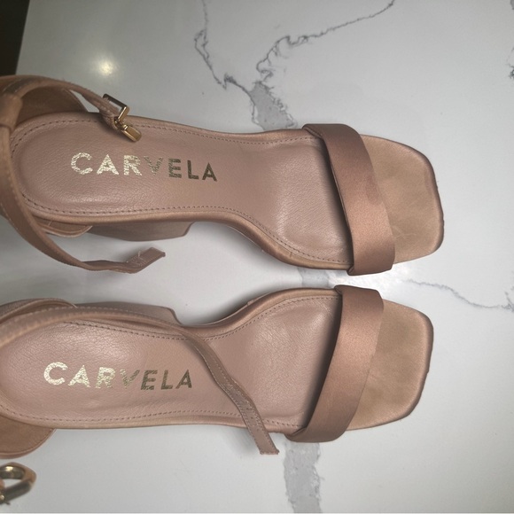 Women's Tan Muave Wedge Sandals - Picture 5 of 7